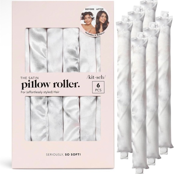 Kitsch Other - Kitsch Marble Satin Hair Rollers